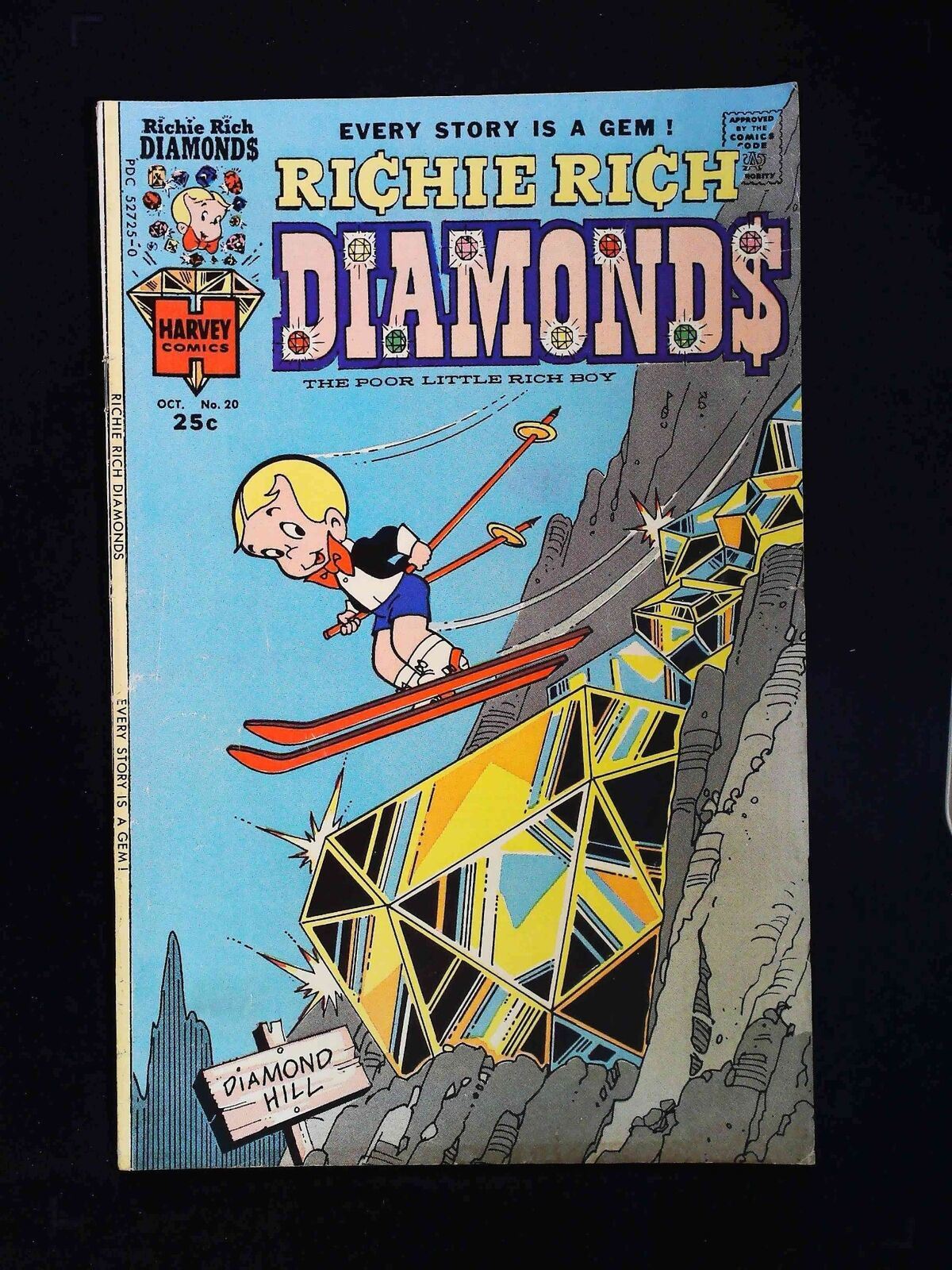 Richie Rich Diamonds #20  Harvey Comics 1975 Fn