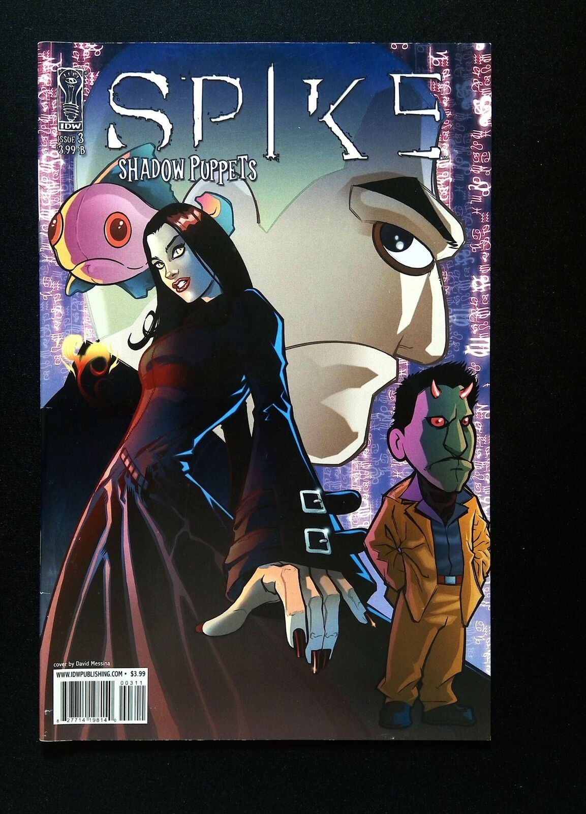 Spike Shadow Puppets #3B  Idw Comics 2007 Vf+  Messina Variant