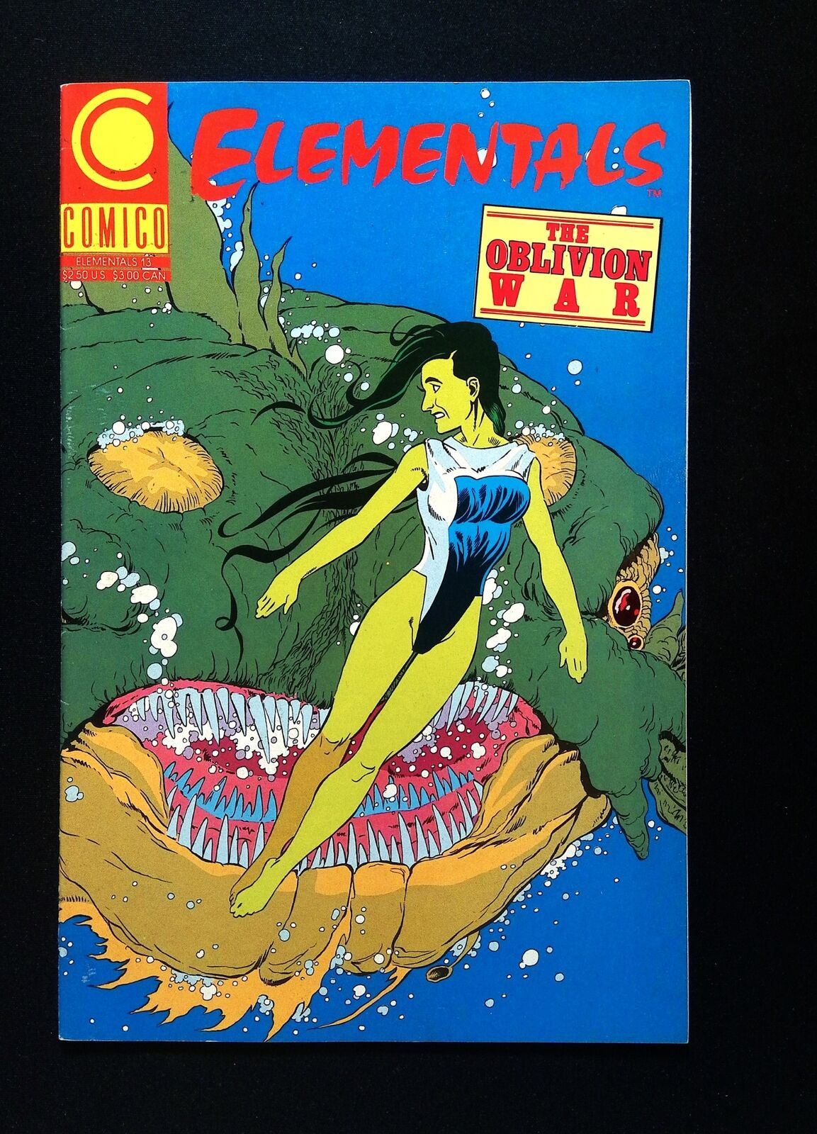 Elementals #13 (2Nd Series) Comico Comics 1990 Vf+