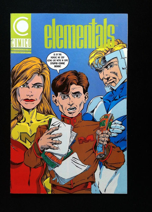 Elementals #15 (2Nd Series) Comico Comics 1990 Nm-