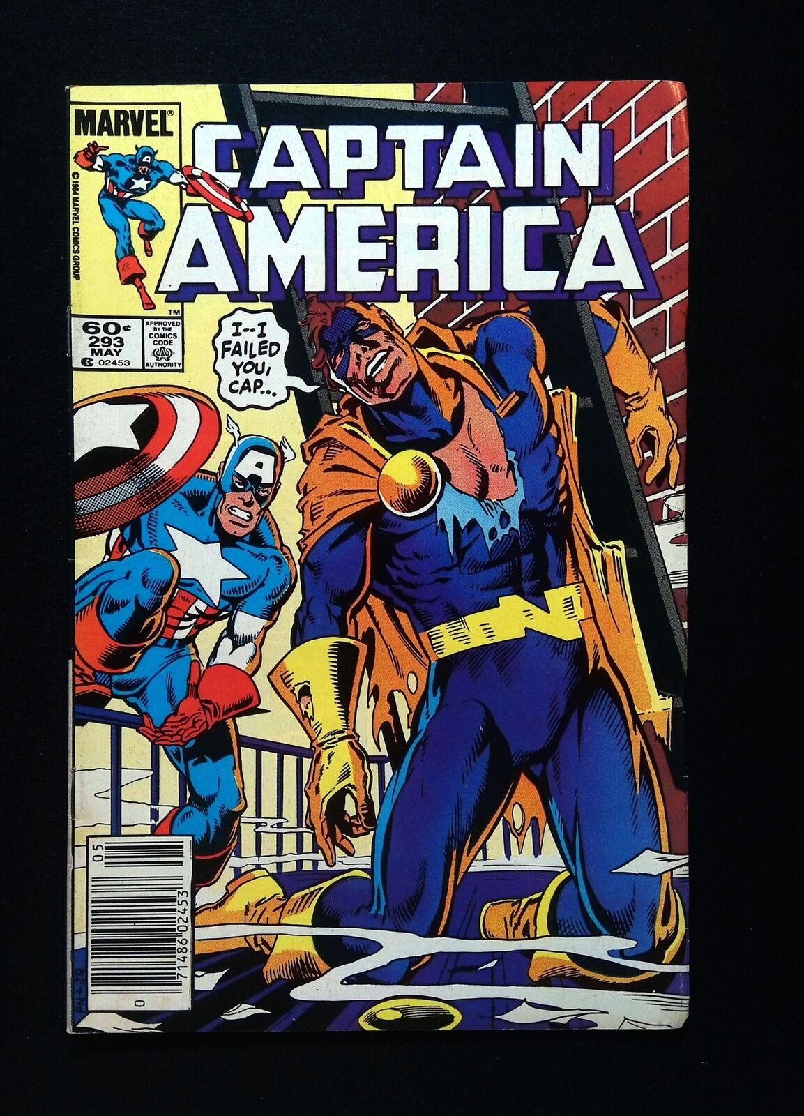 Captain America #293  Marvel Comics 1984 Vf Newsstand
