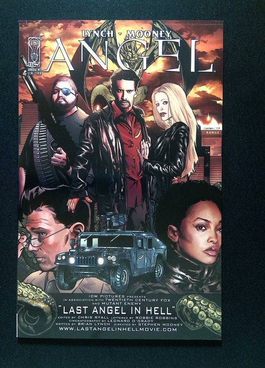 Angel Annual #1B (3Rd Series) Idw Comics 2009 Nm  Mooney Variant