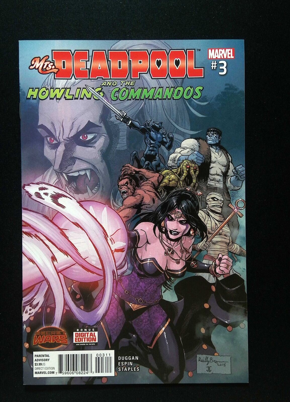 Mrs Deadpool And The Howling Commandos #3  Marvel Comics 2015 Nm