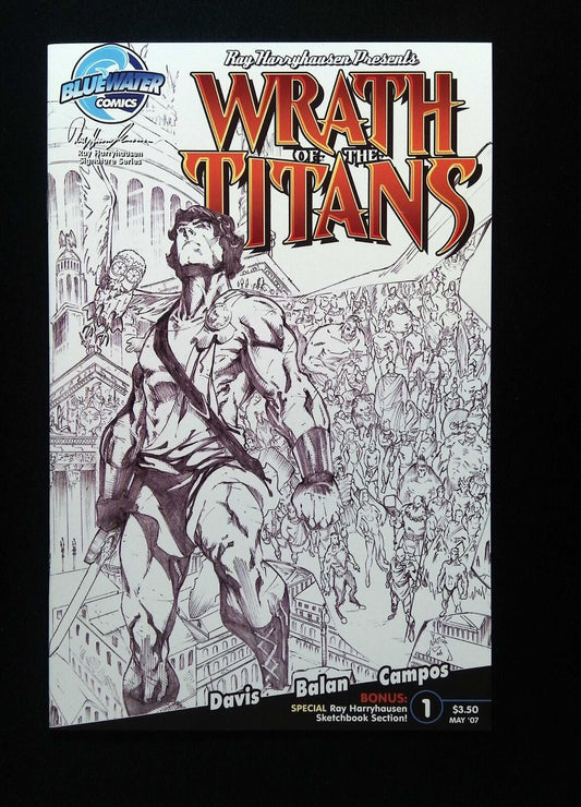 Wrath Of The Titans #1D  Bluewater Comics 2007 Nm+  Variant Cover