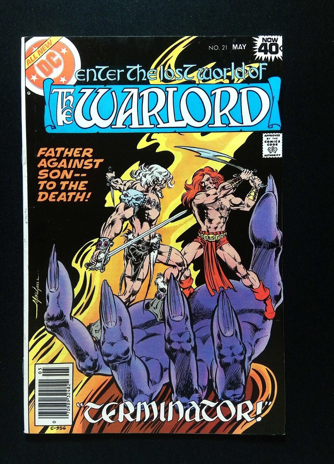 Warlord #21  Dc Comics 1979 Vf+ Newsstand