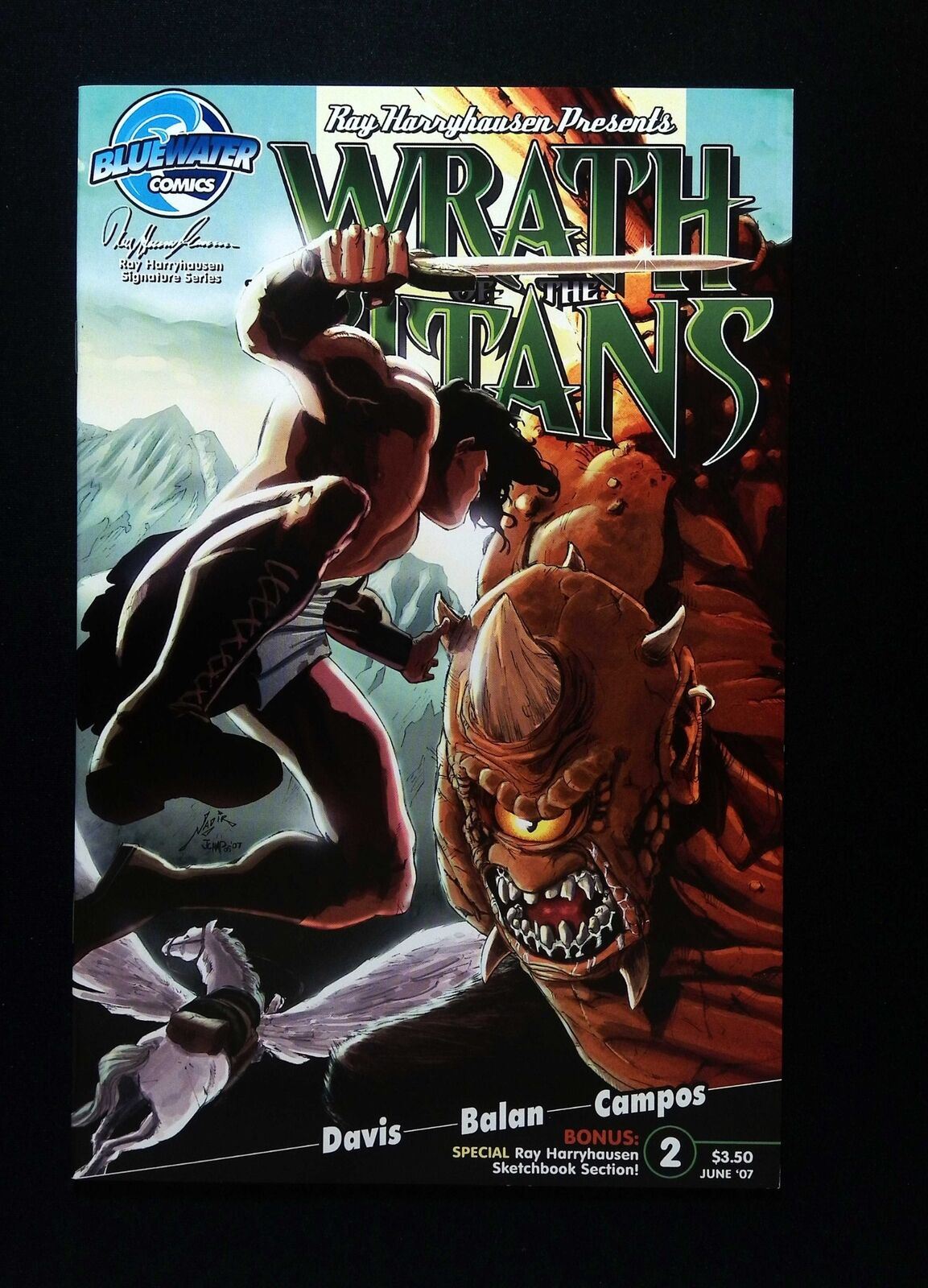 Wrath Of The Titans #2  Bluewater Comics 2007 Nm+