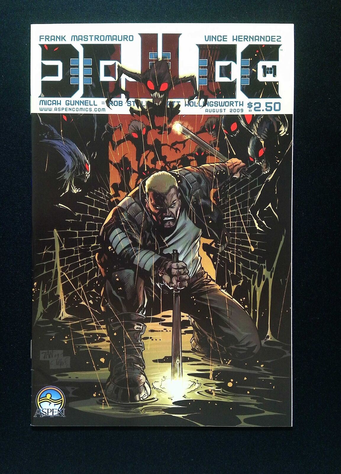 Dellec #1B  Aspen Comics 2009 Vf+  Tan Variant