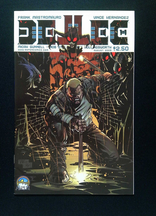 Dellec #1B  Aspen Comics 2009 Vf+  Tan Variant