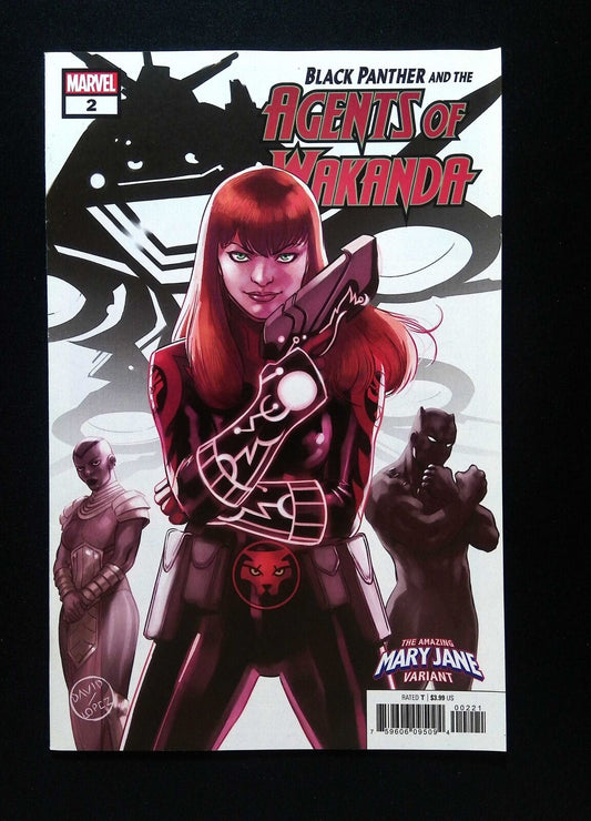 Black Panther And The Agents Of Wakanda #2B Marvel 2019 Nm- Lopez Variant