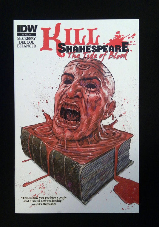 Kill Shakespear The Tide Of Blood #5  Idw Comics 2013 Nm