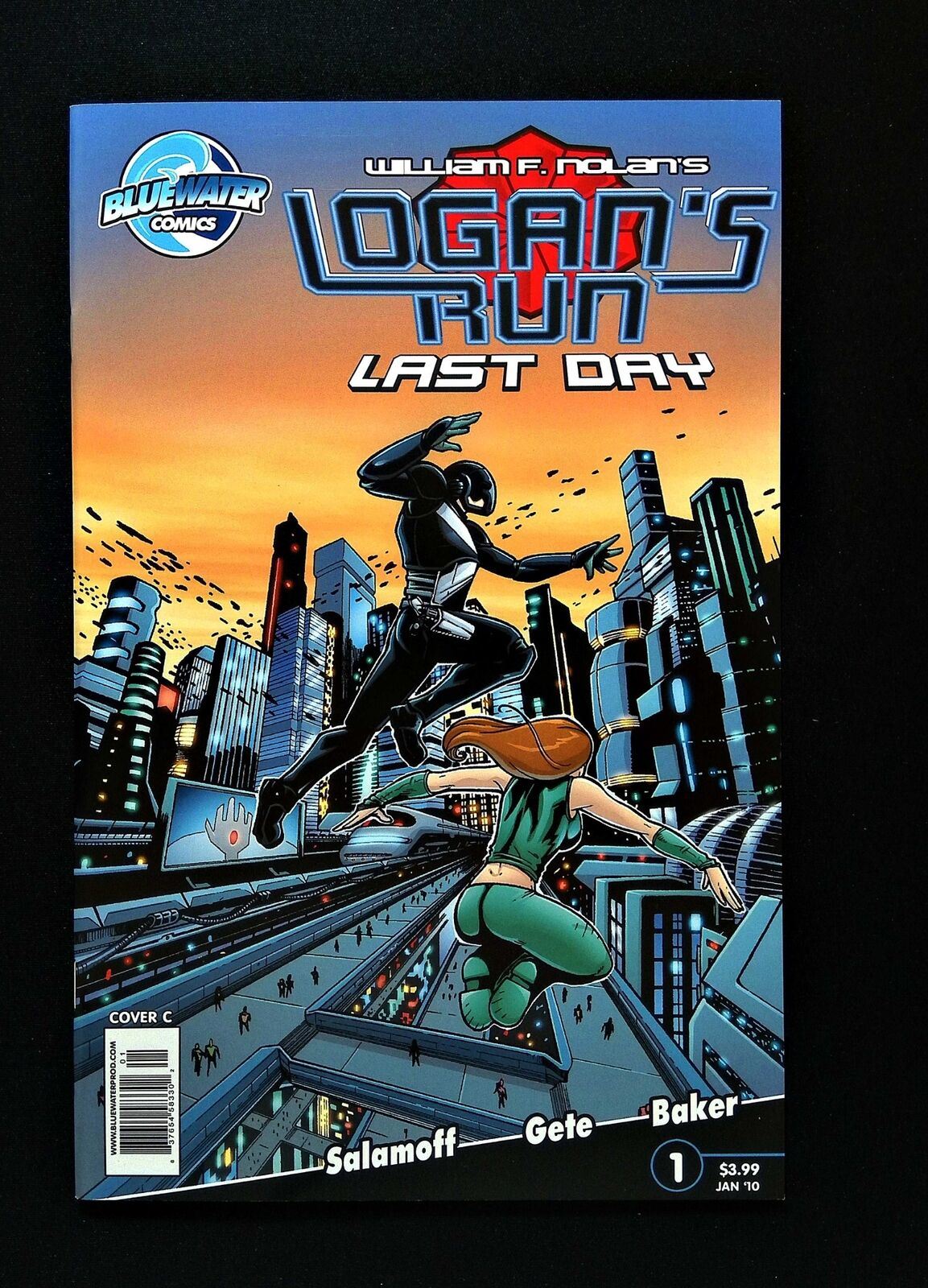 Logan'S Run Last Day #1C  Bluewater Comics 2010 Nm Newsstand Owen Variant