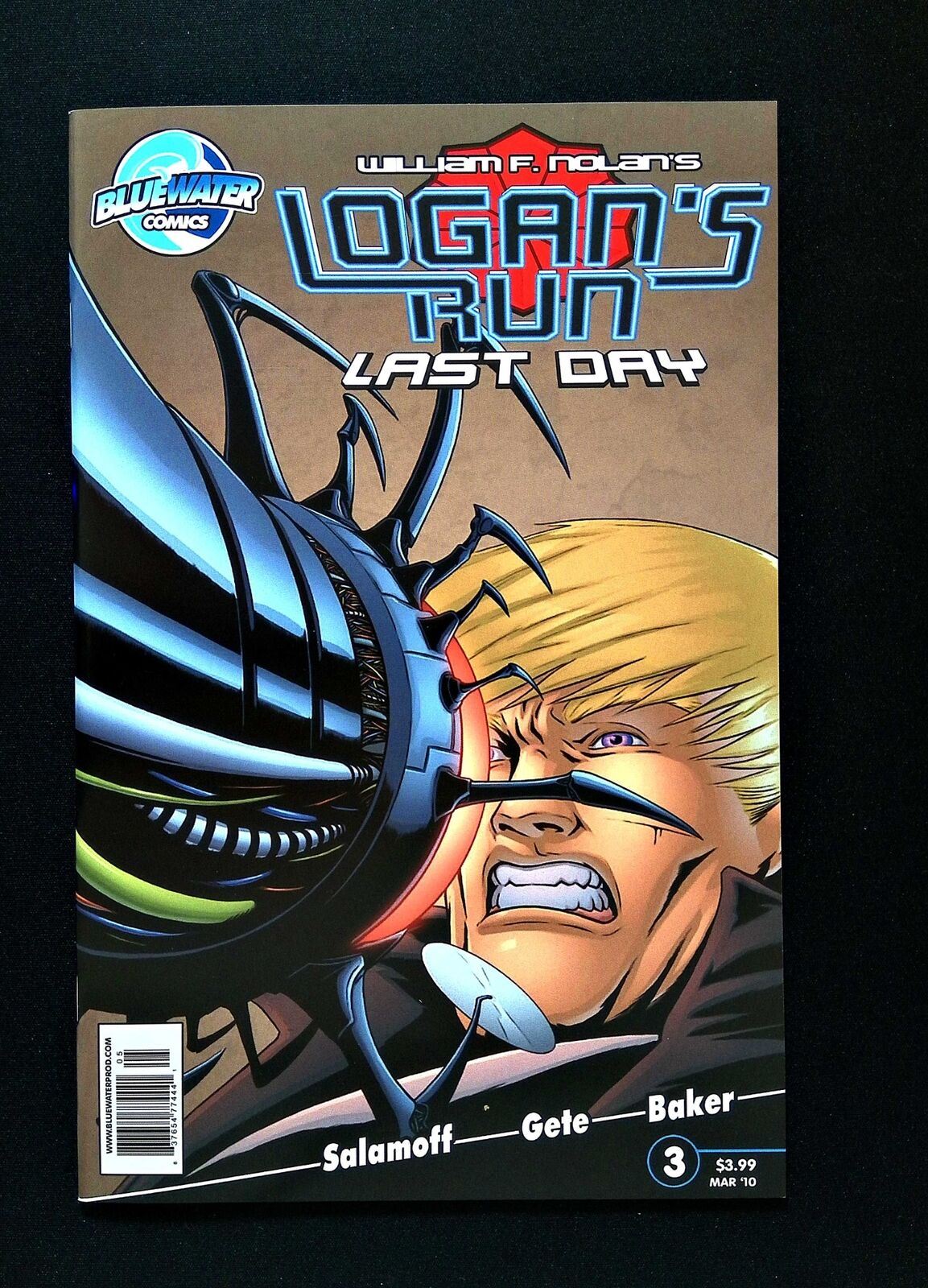 Logan'S Run Last Day #3  Bluewater Comics 2010 Nm- Newsstand