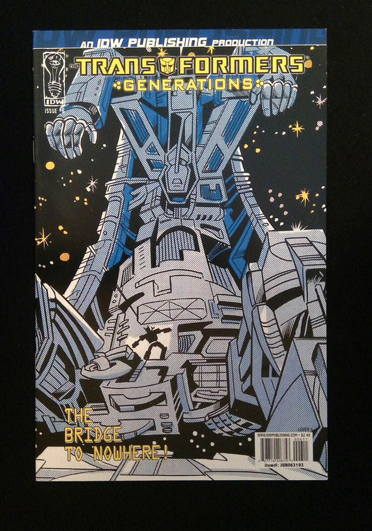 Transformers Generations #6  Idw Comics 2006 Vf/Nm