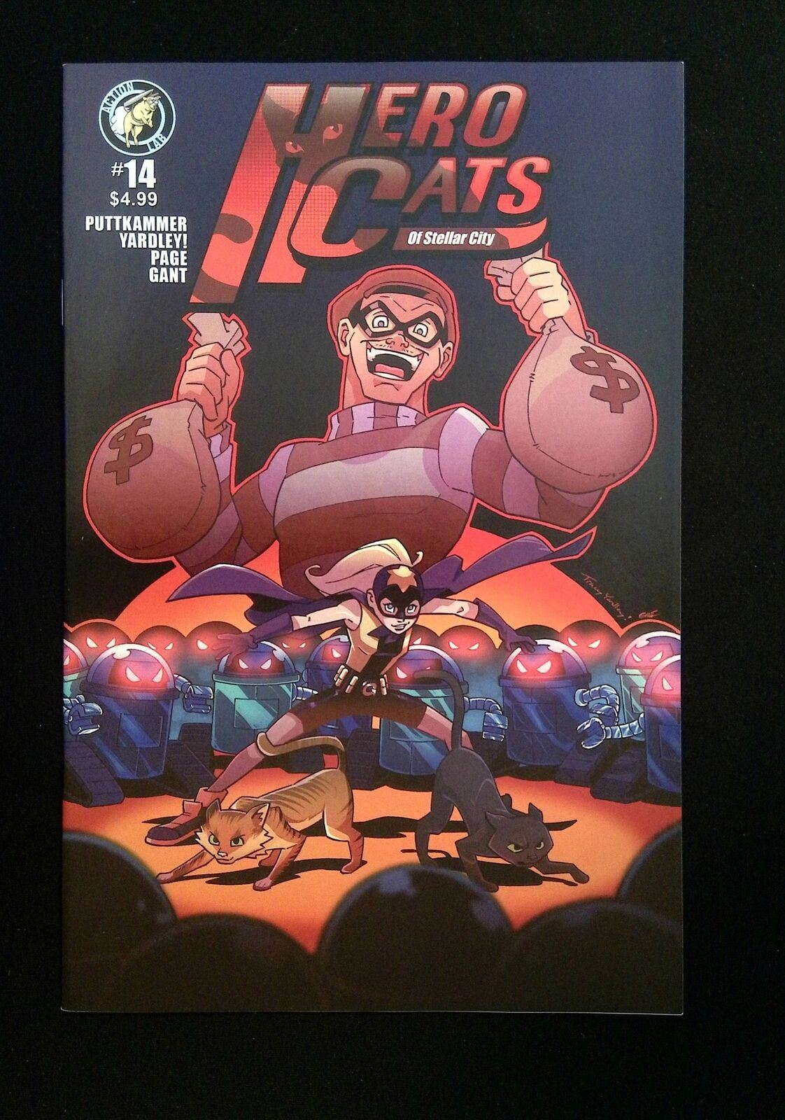 Hero Cats #14  Action Lab Comics 2017 Nm-