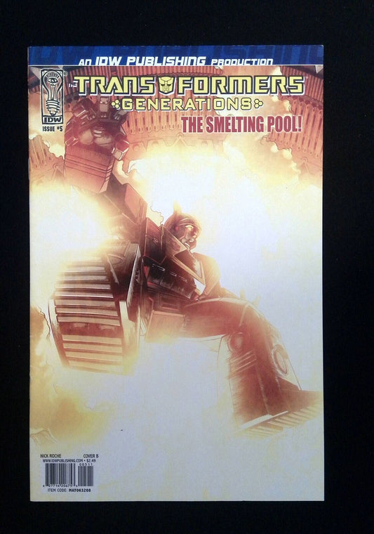 Transformers Generations #5B  Idw Comics 2006 Vf+  Roche Variant