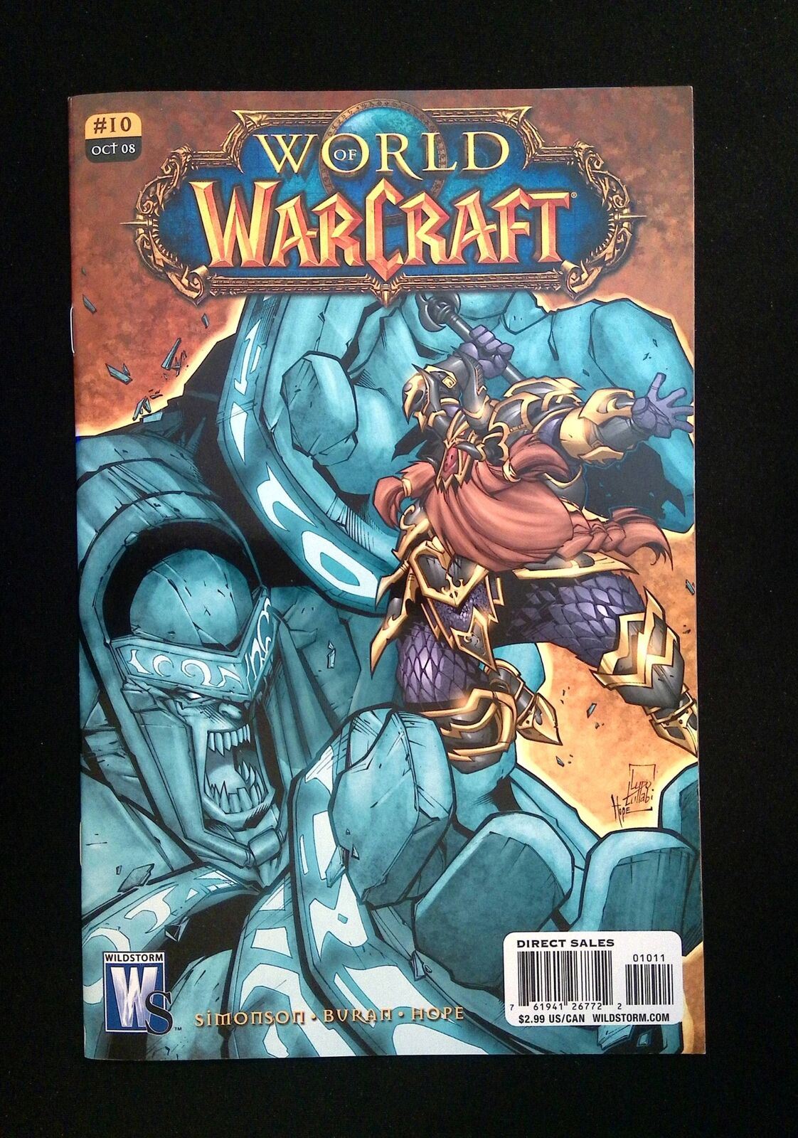 World Of Warcraft #10A  Dc/Wildstorm Comics 2008 Nm+