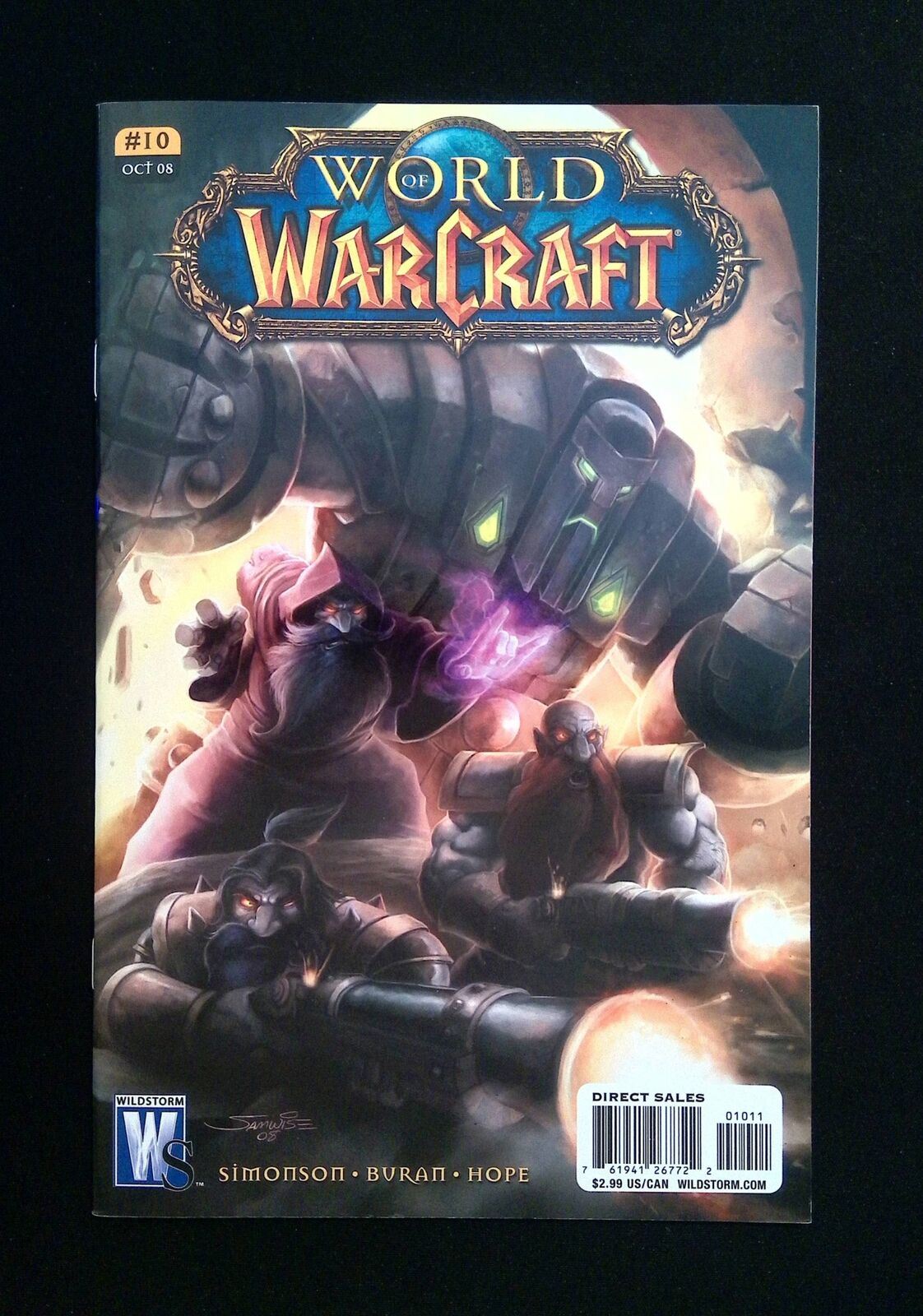 World Of Warcraft #10B  Dc/Wildstorm Comics 2008 Nm-  Didier And Lullabi Variant