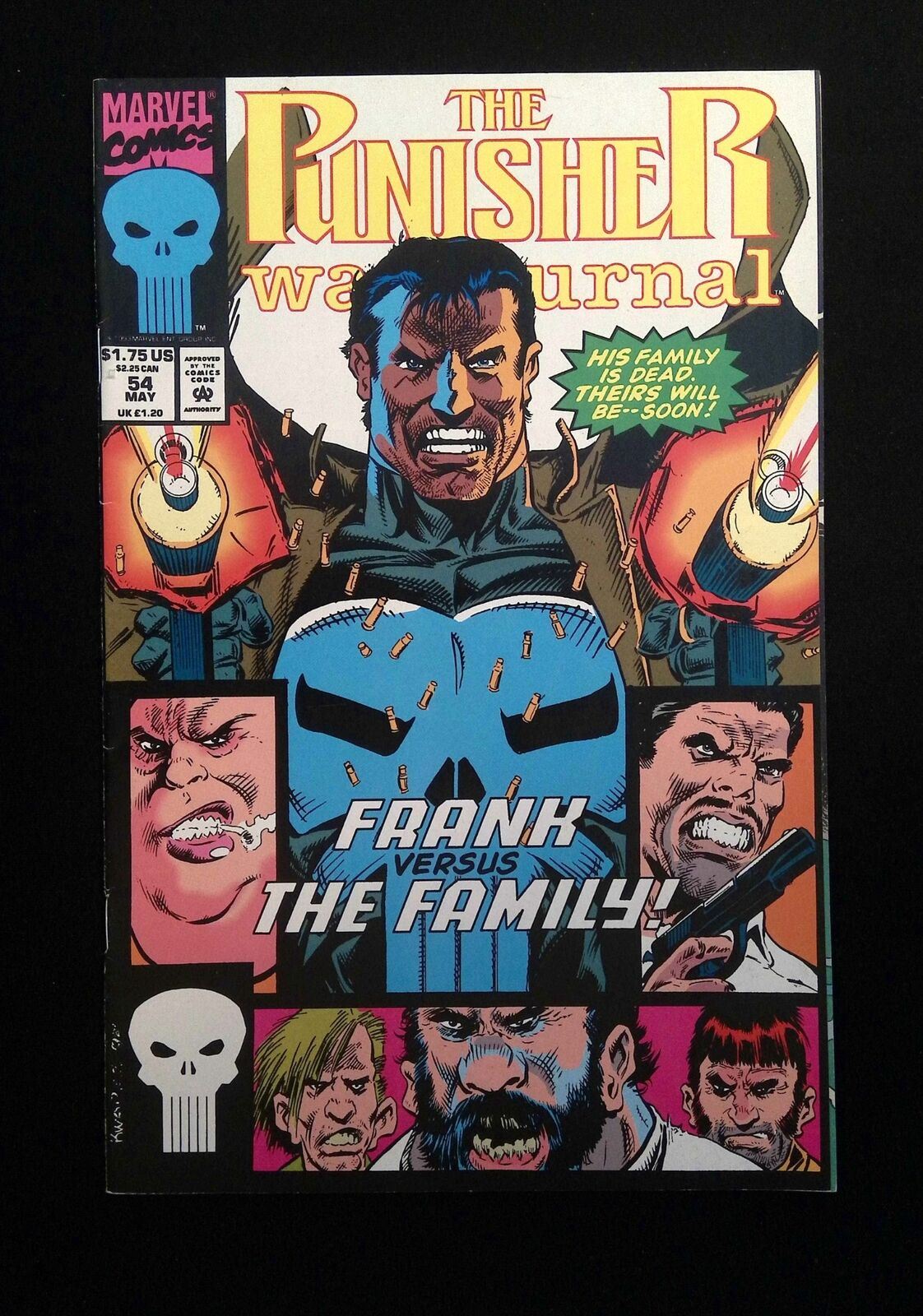 Punisher War Journal #54  Marvel Comics 1993 Vf+