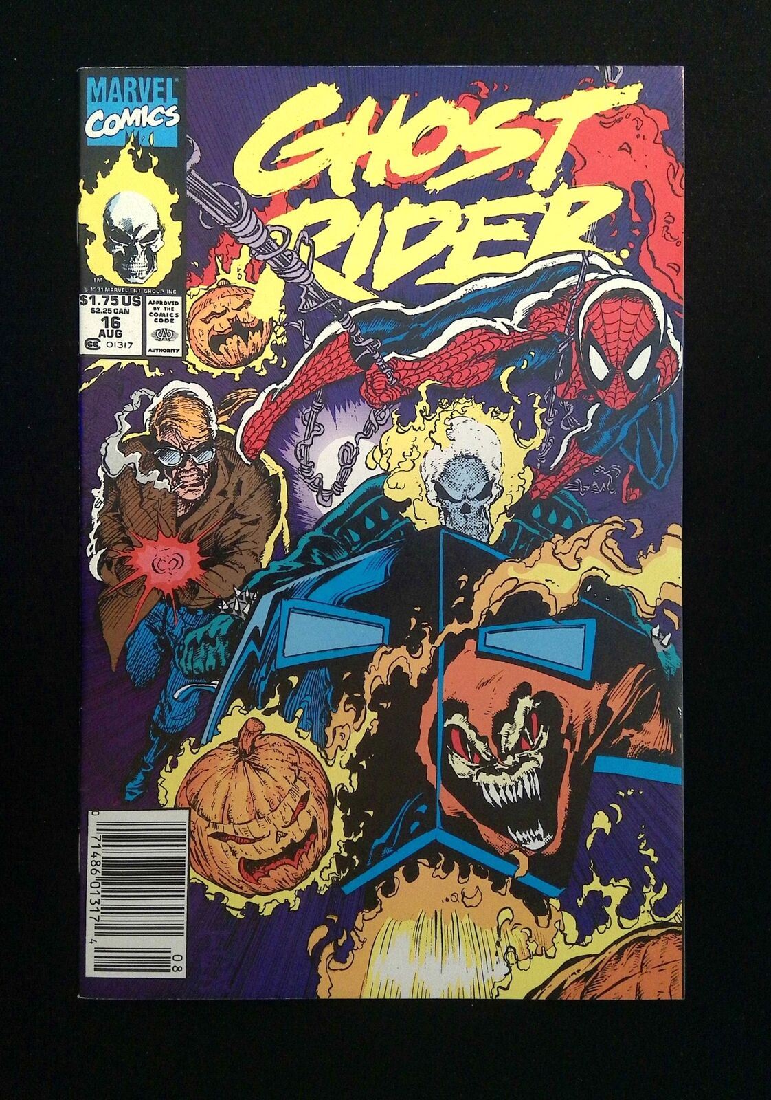 Ghost Rider #18 (2Nd Series) Marvel Comics 1991 Vf+ Newsstand