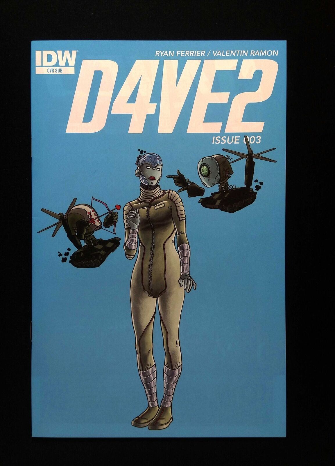 D4Ve2 #3Sub  Idw Comics 2015 Nm-  Ramon Variant