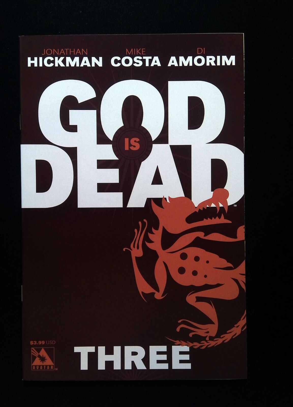 God Is Dead #3  Avatar Comics 2013 Vf/Nm