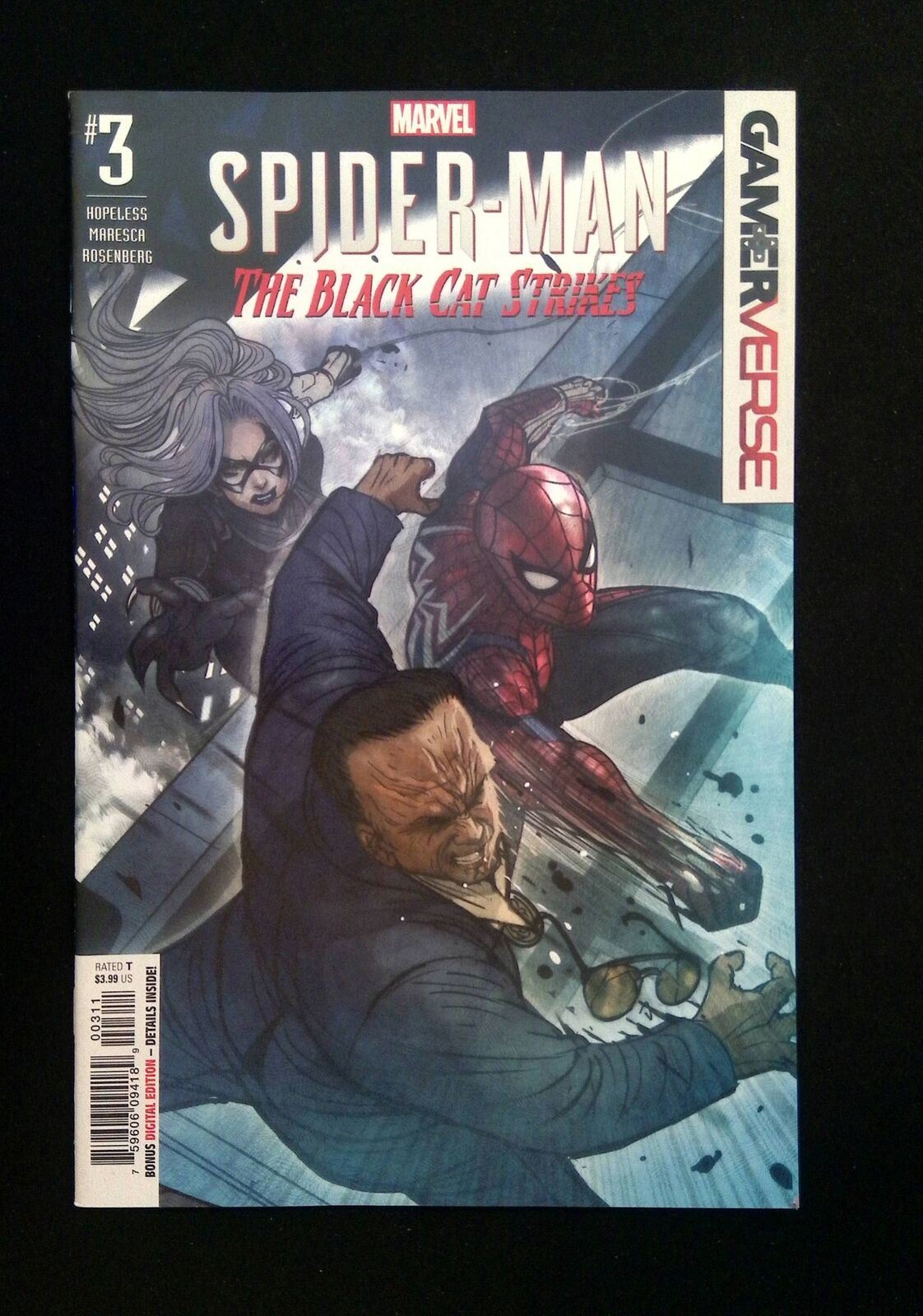 Marvel'S Spider-Man Black Cat Strikes #3  Marvel Comics 2020 Vf/Nm