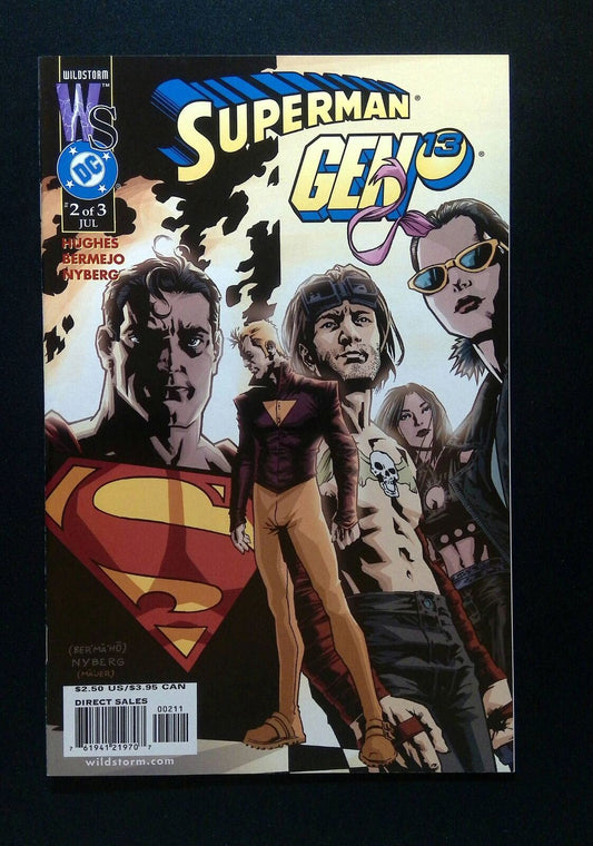 Superman Gen 13 #2  Dc/Wildstorm Comics 2000 Nm