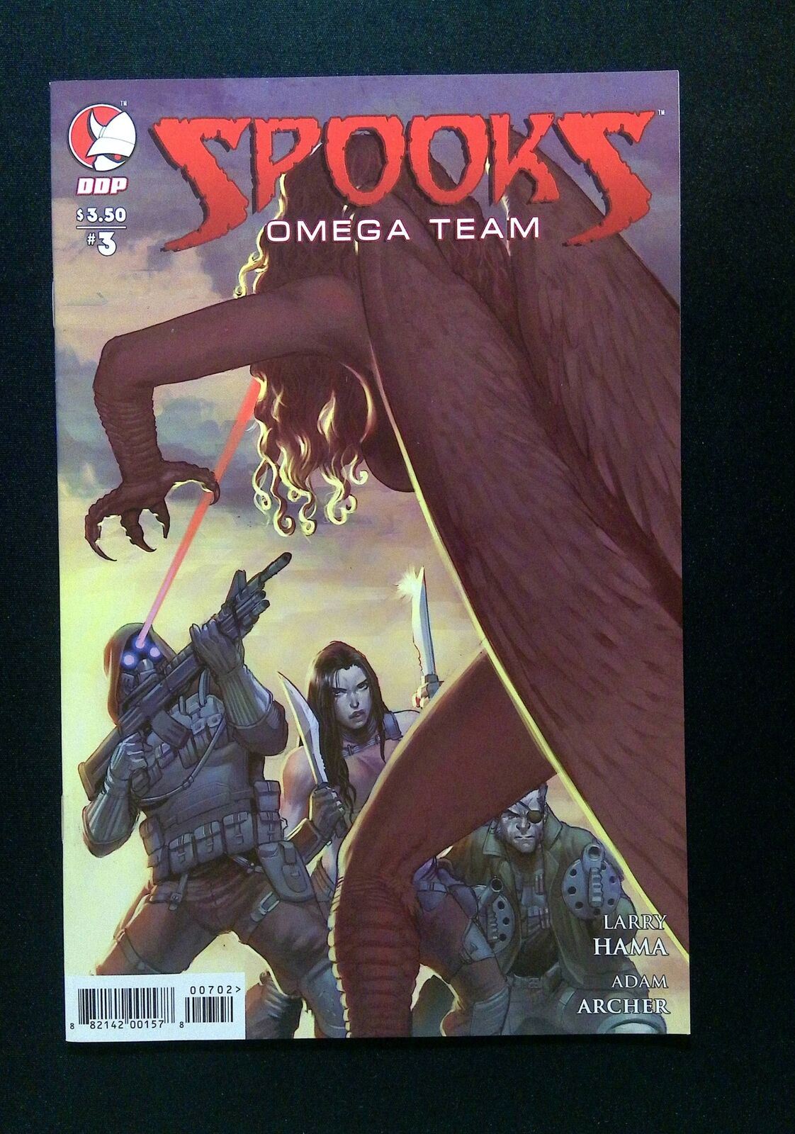 Spooks Omega Team #3B  Devil'S Due Comics 2008 Vf+  Writer Variant