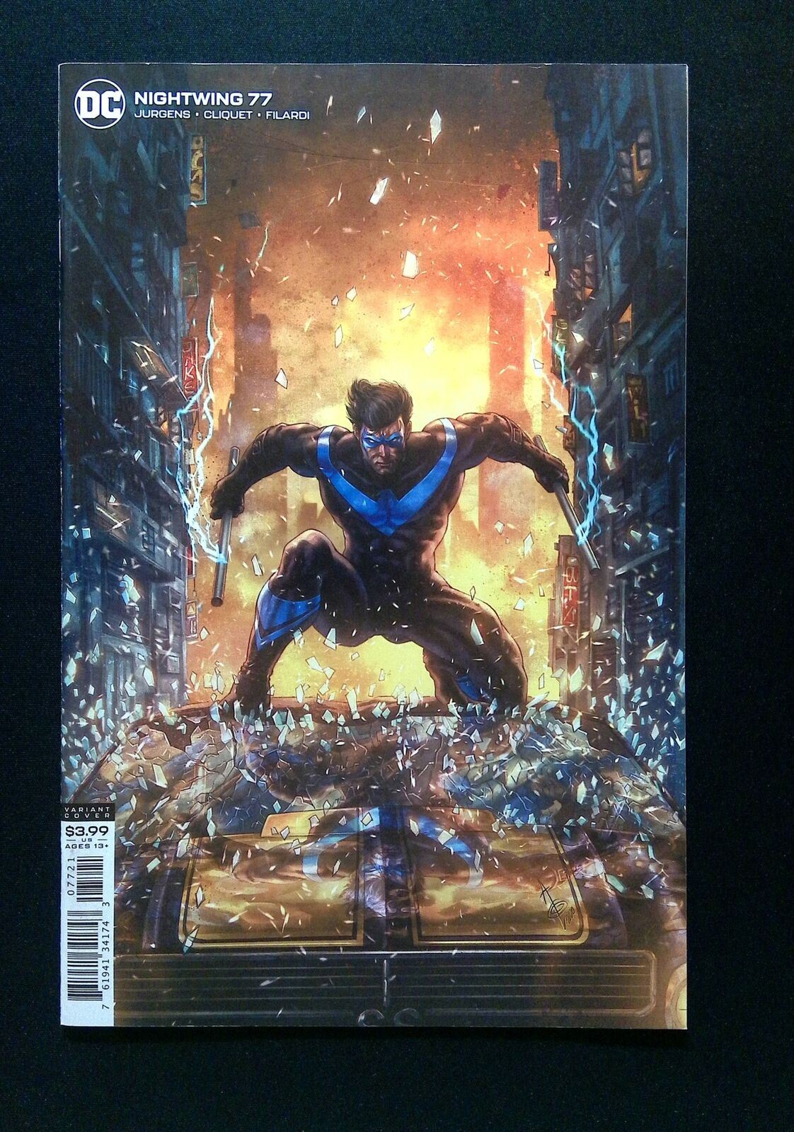 Nightwing #77B  Dc Comics 2021 Vf/Nm  Quah Variant