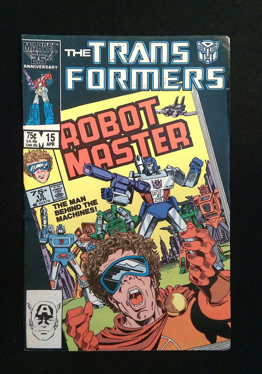 Transformers #15  Marvel Comics 1986 Fn+