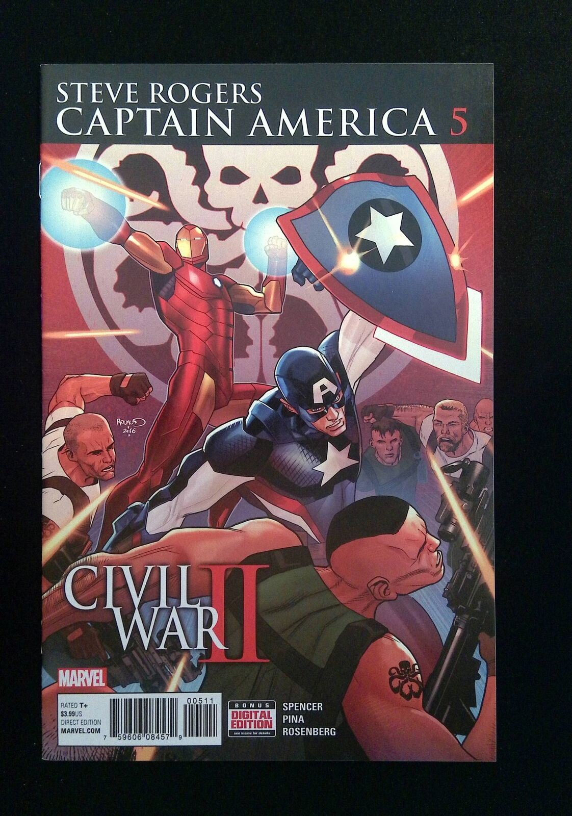 Captain America Steve Rogers  #5  Marvel Comics 2016 Nm