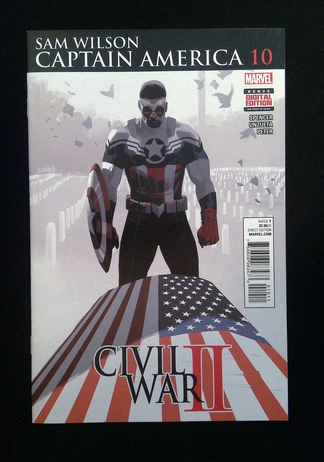 Captain America Sam Wilson #10  Marvel Comics 2016 Nm-