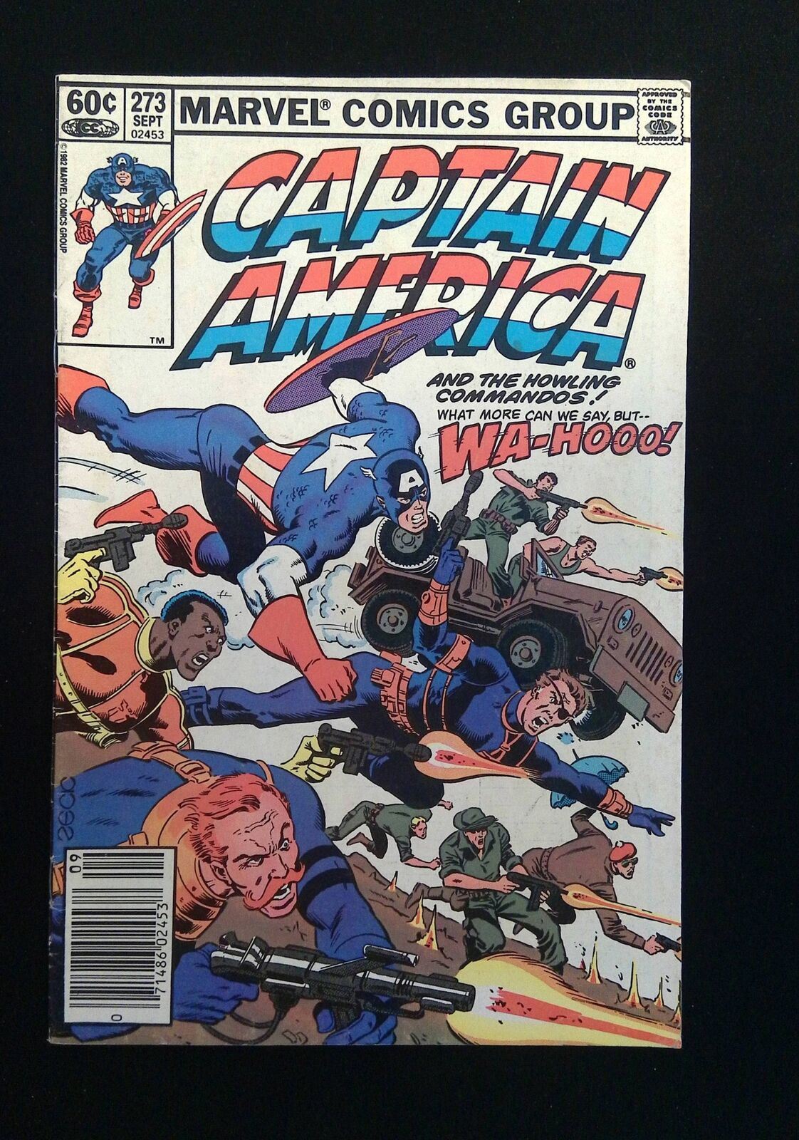 Captain America #273  Marvel Comics 1982 Fn Newsstand