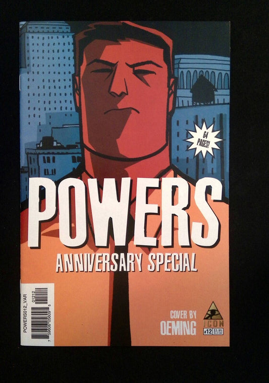 Powers #12B (2Nd Series) Marvel/Icon Comics 2005 Vf/Nm  Oeming Variant