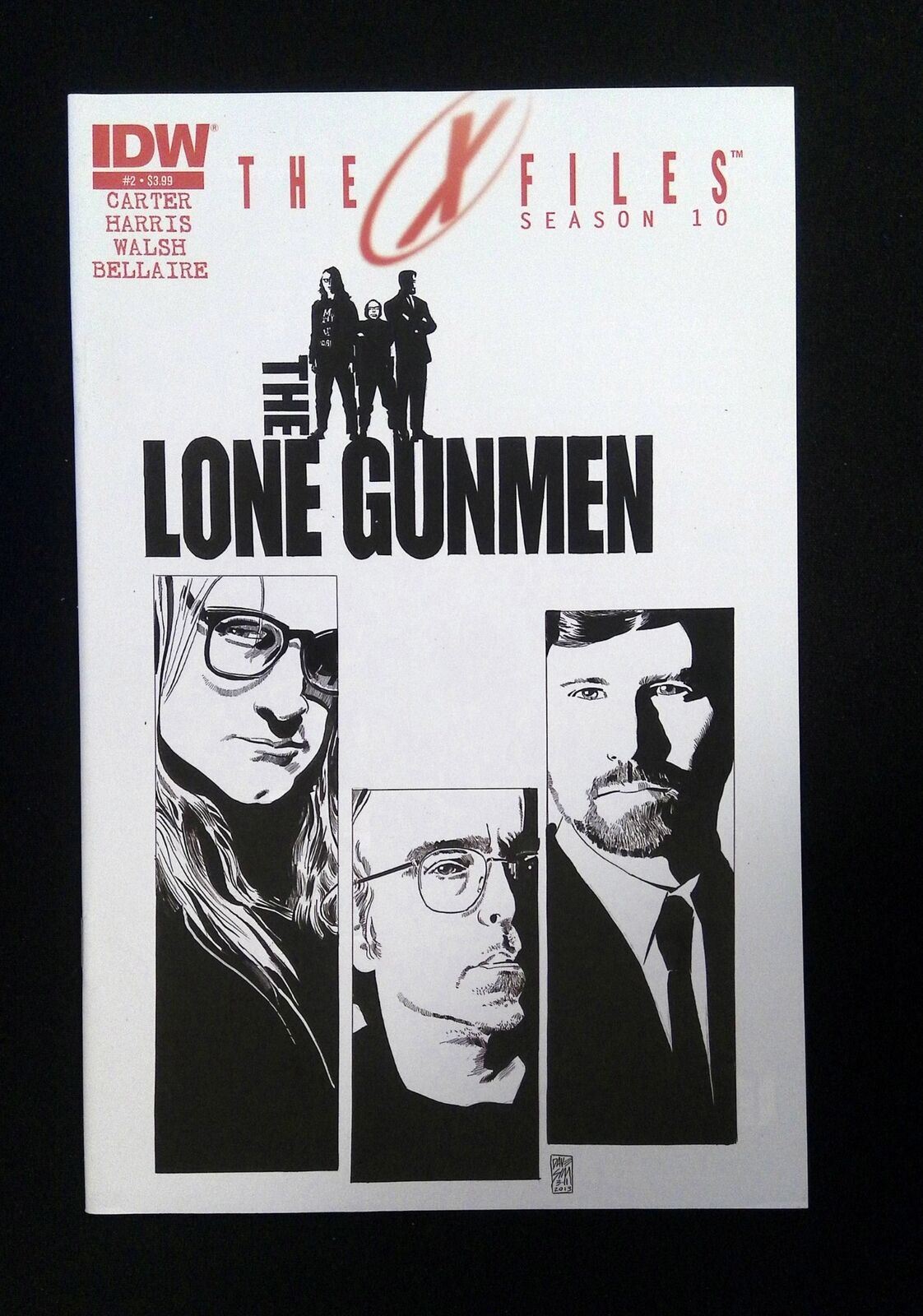 X-Files Season 10 #2 (4Th) Idw Comics 2013 Nm Lone Gunmen Variant Cover