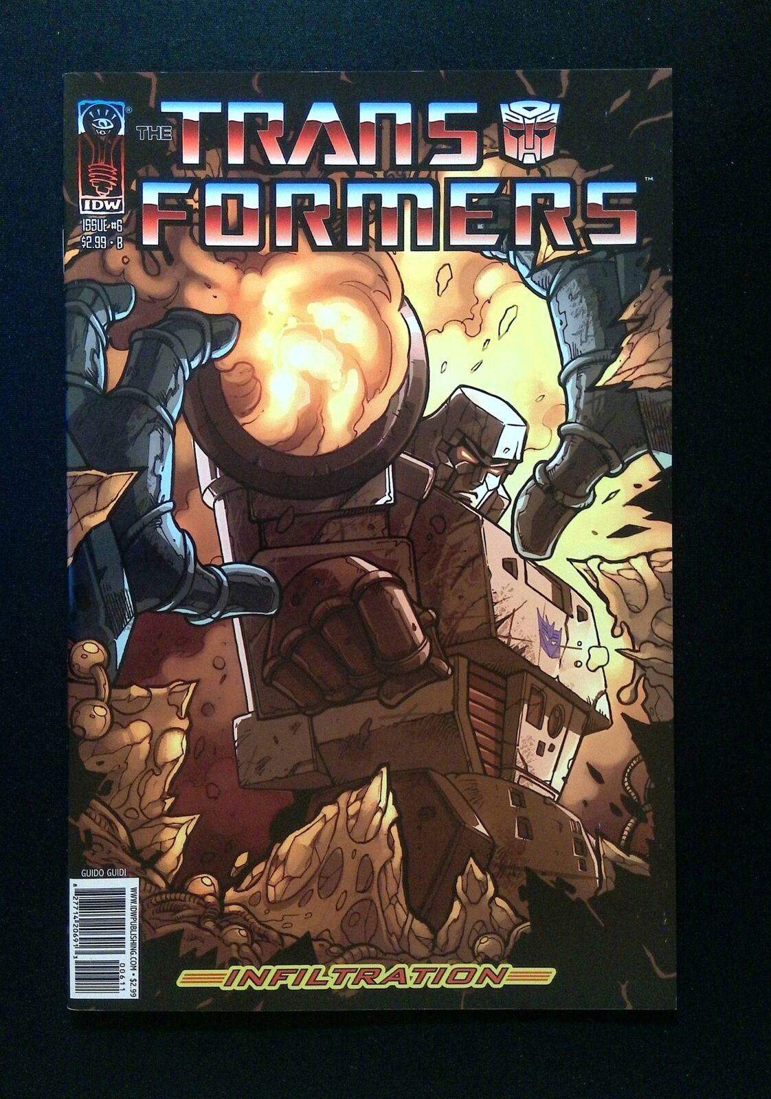 Transformers Infiltration #6B  Idw Comics 2006 Nm  Guici Variant