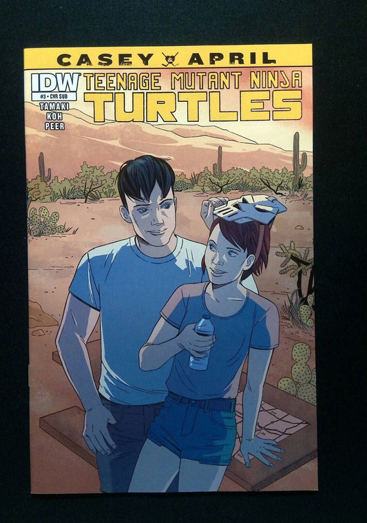 Teenage Mutant Ninja Turtles Casey  And April #3Sub Idw 2015 Nm Zarcone Variant