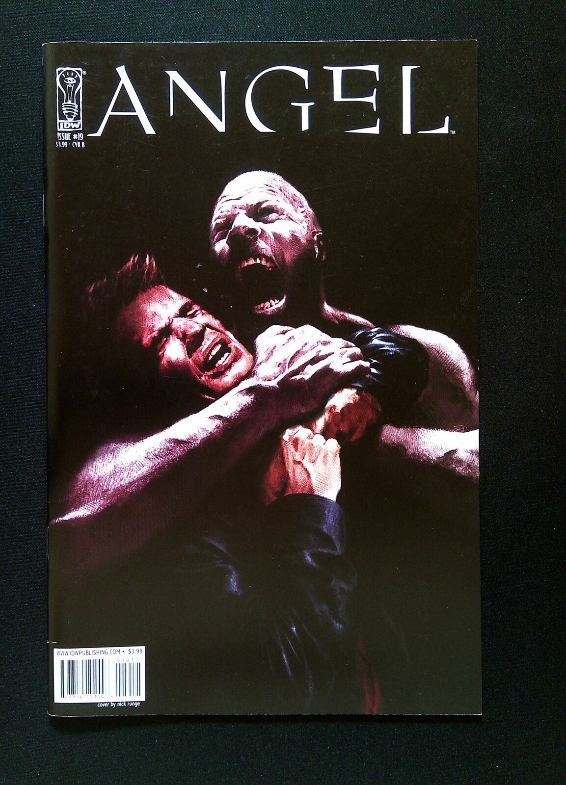 Angel  #19B (3Rd Series) Idw Comics 2009 Vf+  Runge Variant