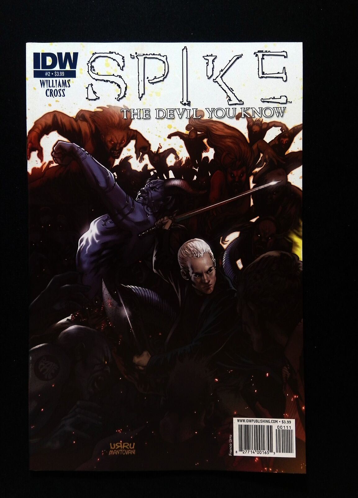 Spike The Devil You Know #2  Idw Comics 2010 Vf+