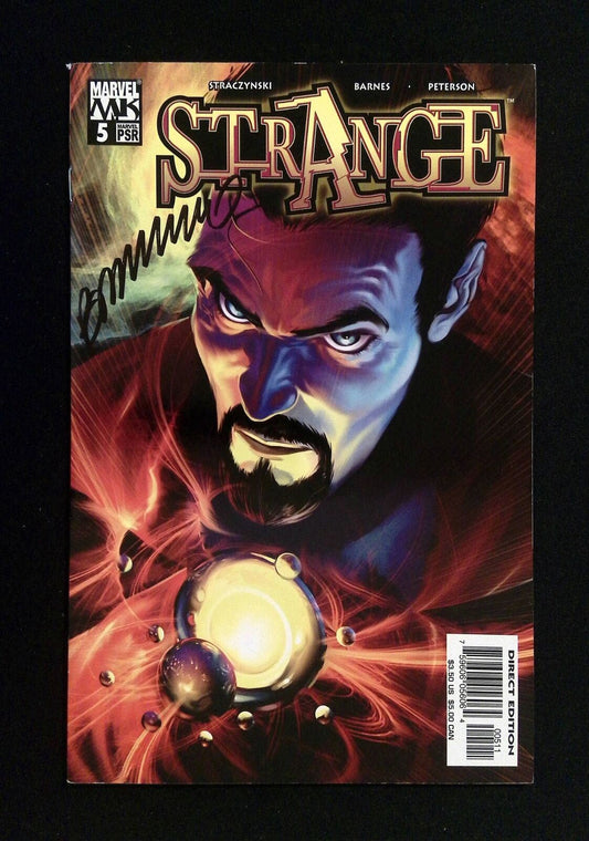 Strange #5  Marvel Comics 2005 Nm-  Signed By Brandon Peterson