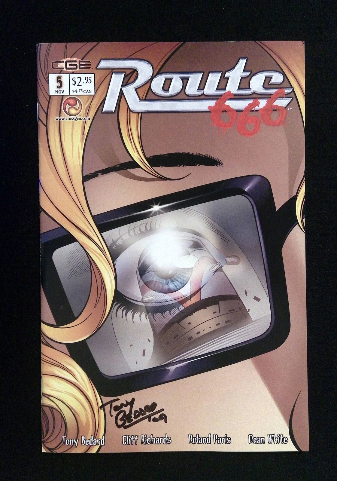 Route 666 #5  Crossgen Comics 2002 Vf/Nm  Signed By Tony Bedard