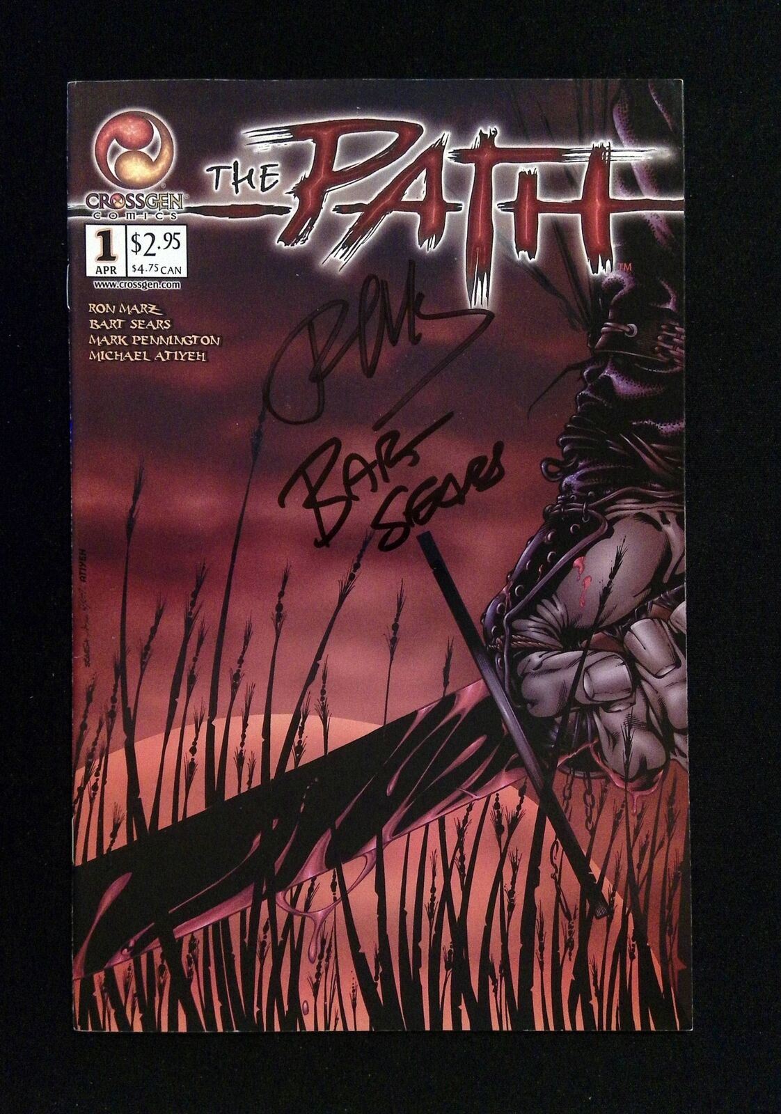 Path #1  Crossgen Comics 2002 Vf+  Signed By Bart Sears, Ron Marz