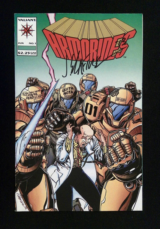 Armorines #1  Valiant Comics 1994 Vf/Nm  Signed By Calafiore