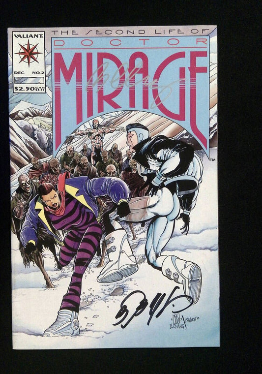 Second Life Of Doctor Mirage #2 Valiant 1993 Vf+ Signed By Chang, Bob Layton
