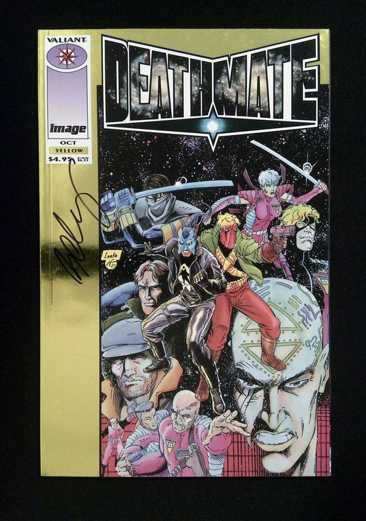 Deathmate Yellow #1  Valiant Comics 1993 Nm  Signed By Bob Layton