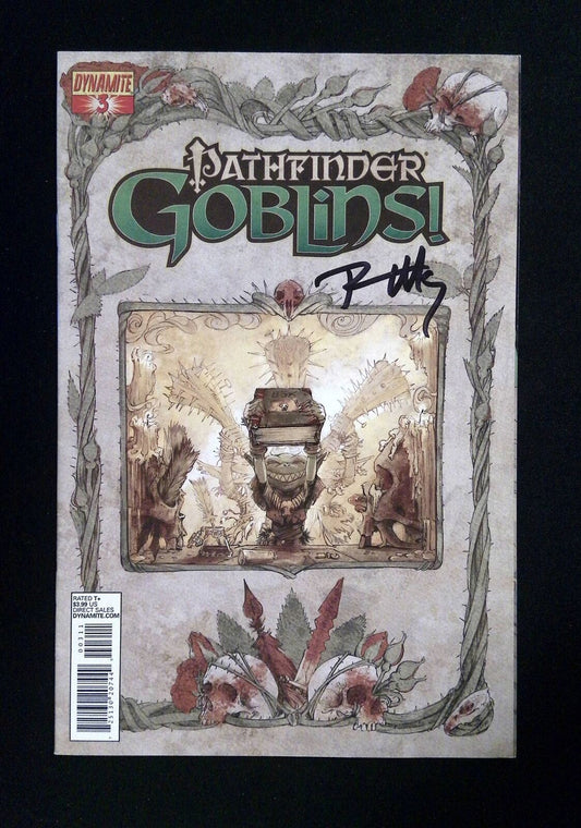 Pathfinder Goblins #3  Dynamite Comics 2013 Vf+  Signed By Ron Marz