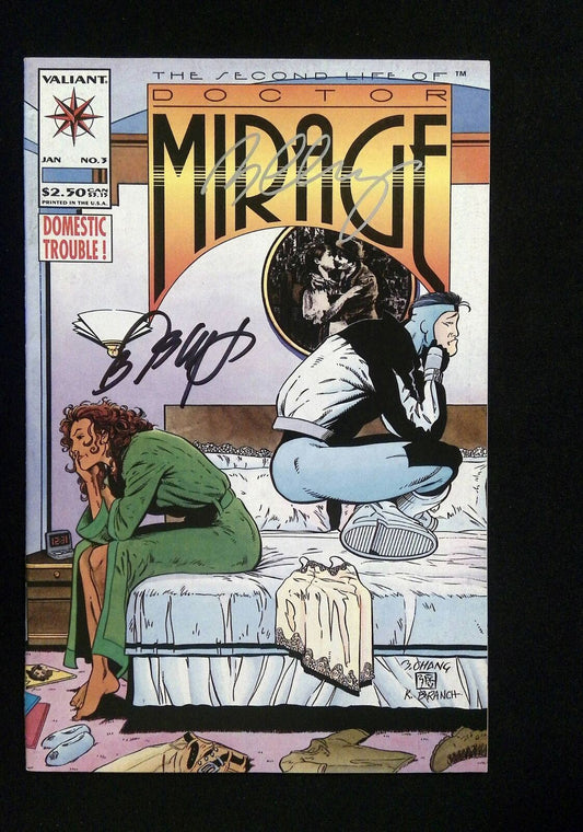 Second Life Of Doctor Mirage #3 Valiant 1994 Vf/Nm Signed By Chang, Bob Layton