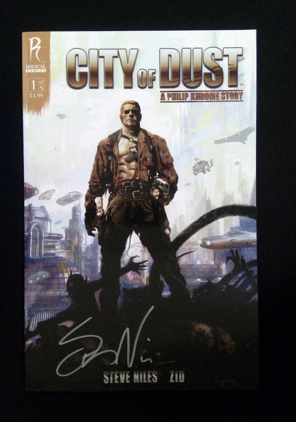 City Of Dust #1D  Radical Comics 2008 Nm+  Signed By Steve Niles