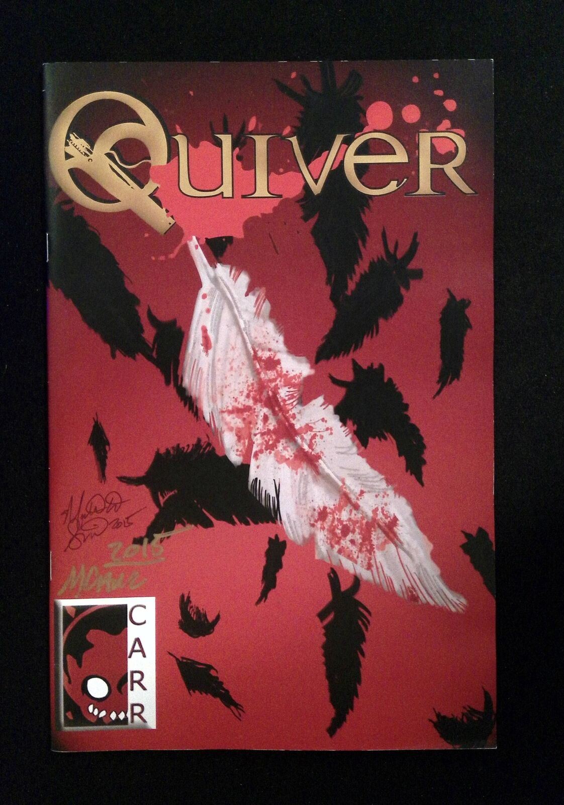 Quiver #1  Indie Comics 2013 Vf/Nm  Signed By Michael R Carr, Mathew D. Smith