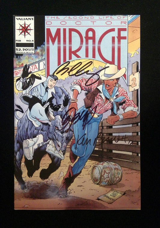 Second Life Of Doctor Mirage #4 Valiant 1994 Vf Signed Branch,Chang & Layton